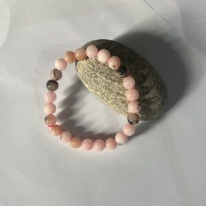 Pink Opal Bracelet for Men and Women